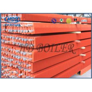 Painted Red Boiler Fin Tube High Efficiency ASME Standard Third Party Inspection