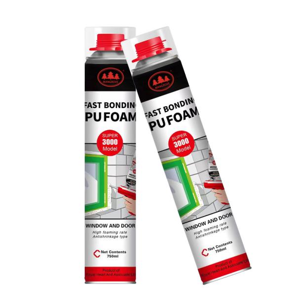 Expansion Rate Up To 3 Times Density 15.9 kg/m3 Polyurethane Foam Sealant Perfect For Sealing And Filling Gaps And Cracks