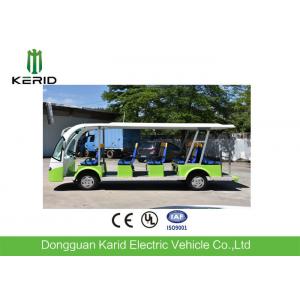 China 72V / 5KW Curtis Controller Electric School Bus / 14 Seater Electric Shuttle Car supplier