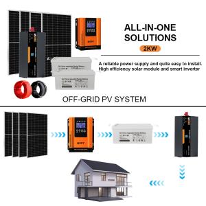 China 2KW Complete Off-Grid Solar Kit for Home | Includes Mounting System & Solar Panels on sale