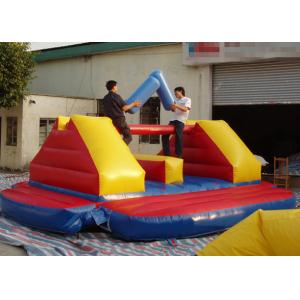 Exciting Fight Inflatable Sports Games for 2 People Sitting On a Balance Beam