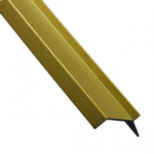 China Surface Machined Gold Polished 6m Wardrobe Aluminum Profiles supplier