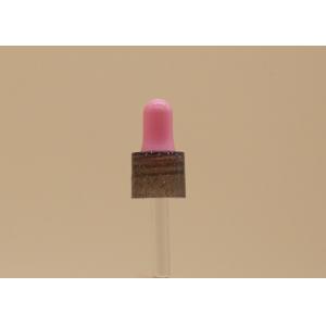 China Rose Red Teat Essential Oil Pipettes Dropper Gold Pearl Pearlesent Pigment Collar supplier