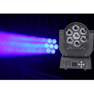 China Full Color LED Moving Head DJ Stage Light 22 / 50 CH DMX512 7 * 20W LED Spot Lamp supplier