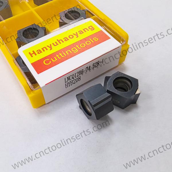 China CNC Double-Ended Gear Shaping Milling Insert, PVD Coating, Model LNCQ1206-74.528-4, suitable for machining all difficult-to-machine materials except high-temperature superalloys wholesale