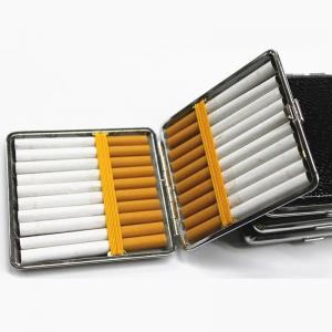 Antipoussière antichoc personnalisé de Brown de porte-cigarettes de support en cuir de poche