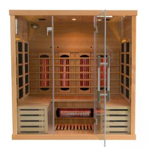 ODM Wooden Steam Commercial Infrared Sauna Room 3 Person Cedar