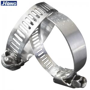 American / German Type Stainless Steel Hose Clamps Pipe Metal Tie Higher Torque