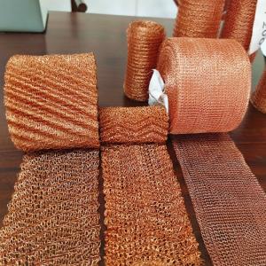 Knitted Pest Control Copper Mesh Customized Size Copper Gauze Mesh