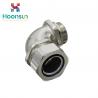 Right Angle Liquid Tight Fittings Metal Elbow Hose Fittings For Joining Pipe