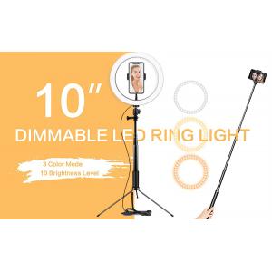 China Dimmable Lamp Selfie LED Ring Light Makeup Live Stream Youtube With Tripod Stand supplier