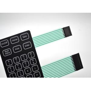 LED Custom Membrane Keyboard , Smart Metal Dome Tactile Membrane Switch