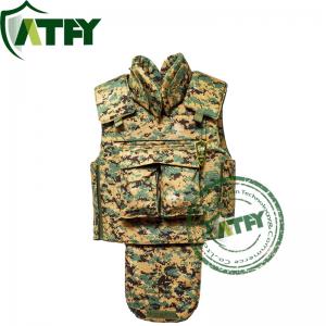 Full Body Military Ballistic Vest Armor Kevlar Body Suit Lightweight