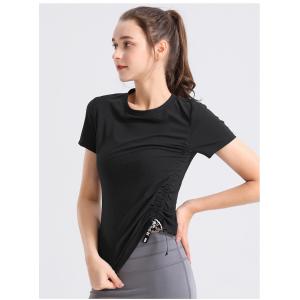 China durable summer Richee Black Crew Neck T Shirt Women'S Athletic Clothing supplier