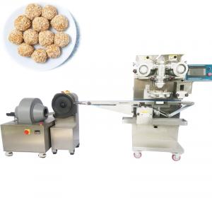 China Fruit jam filled energy ball/peanut butter fillings oatmeal balls making machine supplier