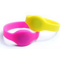 China Waterproof NFC RFID silicone Smart Wristband For Water Parks on sale