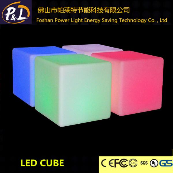 Event Decorative RGB Color Changing LED Bar cube chair