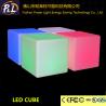 Event Decorative RGB Color Changing LED Bar cube chair