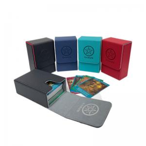China PU Leather Tarot Card Holder Box 80+ Thallo Custom Card deck card box supplier