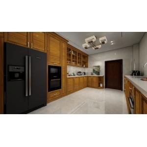 Traditional Solid Wood Kitchen Unit Customized Whole Kitchen Design