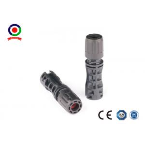 China Black Color PPO Solar Panel Connectors 1500V Cromp Connection For Solar PV Module supplier