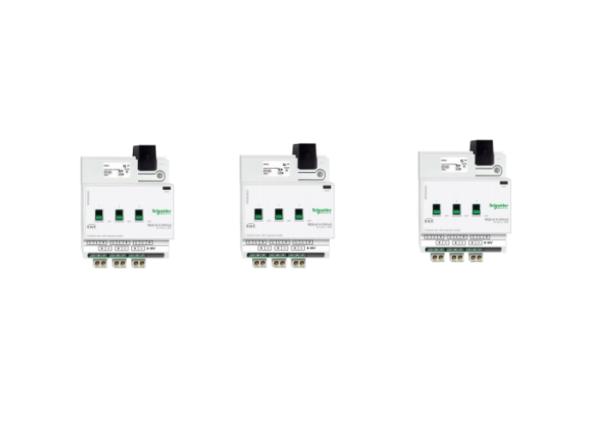 SpaceLogic KNX Control Unit 0-10 V REG-K/3-Gang With Manual Mode