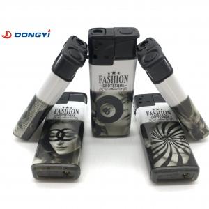 China Customized Colorful Label Fashionable Cigarette Lighter for European and American Model NO. DY-F007 Plastic supplier