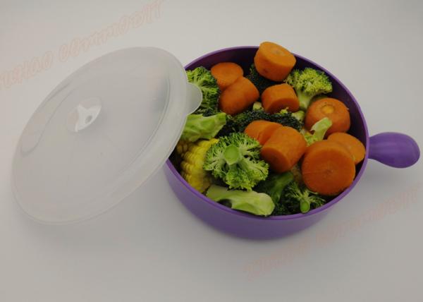 Plastic Microwavable Lunch Bowl , Microwave Safe Mixing Bowl With Handle 