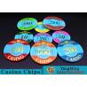 China Customizable Casino Poker Chips of Crown Bronzing Rectangular / Round Shape wholesale