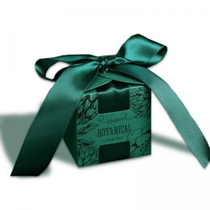 Forest Green Small Ring Gift Box With Ribbon