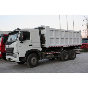 China SINOTRUK HOWO A7 Construction Dump Truck 30-40 Tons RHD 10 Wheels In White supplier