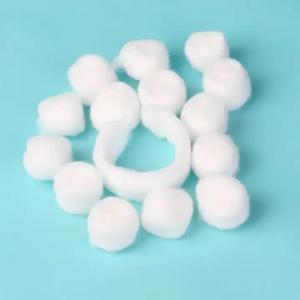 China 100% Pure Cotton Disposable Surgical Medical 0.5g Cotton Ball Sterile Cotton Balls supplier