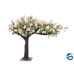 China Dustproof Artificial Magnolia Tree No Insecticide Steel Plate Support wholesale