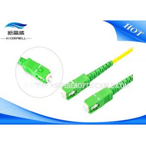 China FTTH Fiber Optic Cable Patch Cord , SC APC SM 1m 3m 5m Patch Cord Fiber Optic wholesale