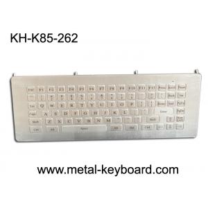 China 85 Keys Ruggedized Keyboard , Industrial Computer Metal Kiosk Keyboard supplier