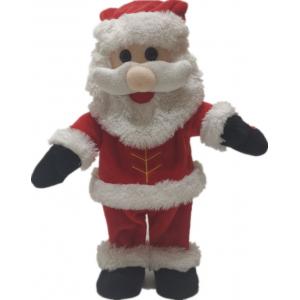 China 36cm 14.17in Walking Singing And Dancing Santa Claus Musical Toy SGS supplier