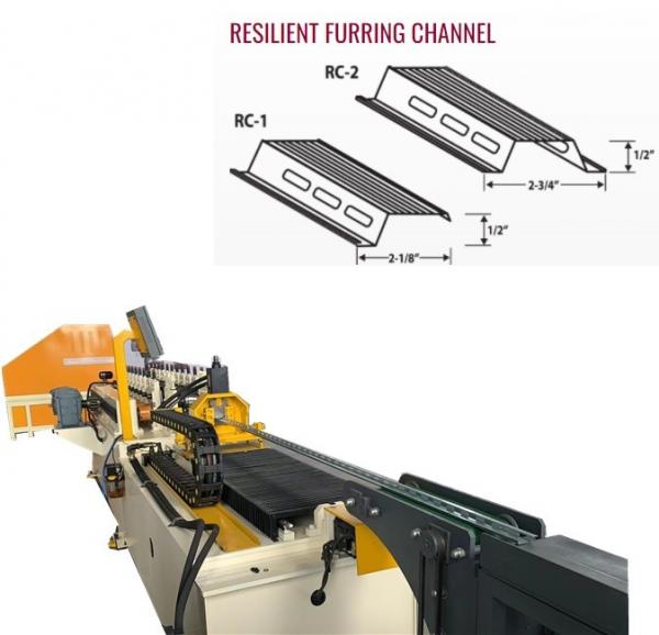 Single-Leg Resilient Channel rolling forming machine