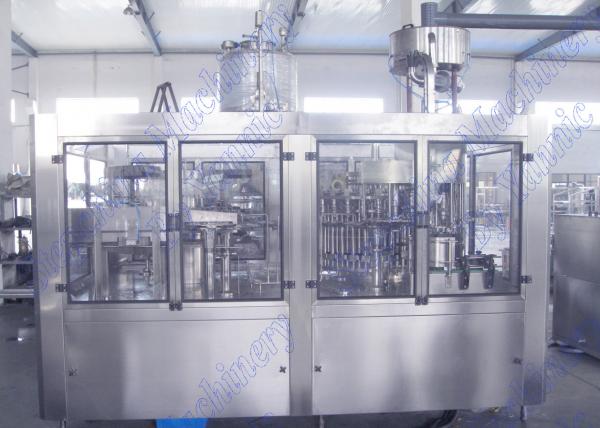 Bottled Orange Juice Filling Machine With 32 Hot Filling Heads And Screw Cap