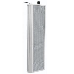 China 80W Waterproof Aluminum Column Speaker 70DB 80HZ-16KHZ Frequency wholesale