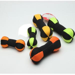 China Dumbbell Interactive Floatable Dog Toys Teeth Bite Dog Play Tug Oem Service supplier