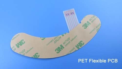 Flexible Printed Circuit Built On Transparent PET FPC With 3M Adhesive for Thin-film Switch