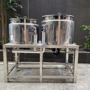 China SUS316 400V Vacuum Emulsifier Mixer Shea Butter Body Cream Making Machine supplier