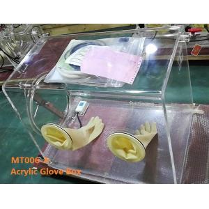 Geology Research Lab Glove Box Mt006-A Clear Vision High Working Stability
