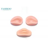 China Permanent Makeup Silicone Fake Skin To Practice Tattooing / Lips Skin Color on sale