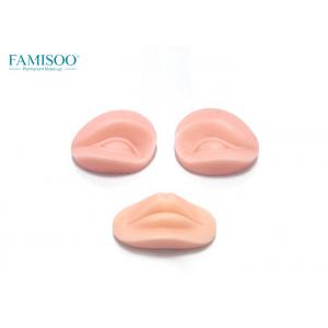 Permanent Makeup Silicone Fake Skin To Practice Tattooing / Lips Skin Color