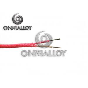 China 0.81mm AWG 20 Type K Thermocouple Extension Cable With Fiberglass Insulation supplier