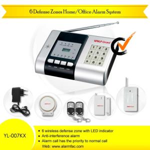 China Sistema de alarma antirrobo teledirigido inalámbrico del dial auto (YL-007KX) con el indicador del LED wholesale