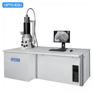 Cinco hachas efectúan el laboratorio del microscopio electrónico de exploración con el arma de electrón calentado tungsteno