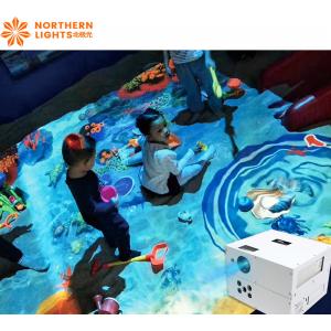Sand Beach Interactive Floor Projection Sand Pool Game For Indoor Playground