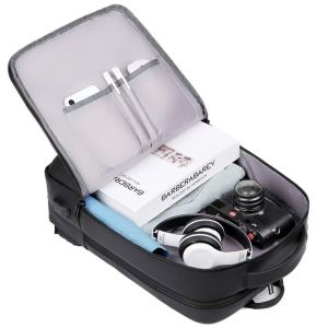 China Waterproof Men's Laptop Backpack Large Capacity Business Bag with Multi-Compartment Zipper Hasp Closure Type wholesale